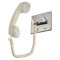 CE-2A-PT Atlas Sound Telephone Intercom Handset / Chrome Hook Switch / Push to Talk Switch
