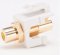 DC-KIRCAG-Y-10 RCA Adapter, Female To Female, Gold Plated, Yellow Band - 10 Pack Qty