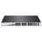 DES-1210-28P 28-port Web Smart PoE Switch with 24 10/100 ports and 4 Gigabit ports (2 UTP and 2 C...