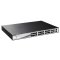 DES-1210-28P 28-port Web Smart PoE Switch with 24 10/100 ports and 4 Gigabit ports (2 UTP and 2 C...