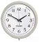 1882A 12" analog clock 120VAC GRAY