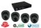 *EASY SETUP* H.264 Complete 4 Camera DVR Security Surveillance System - iPhone, Android, Blackberry, Google Phone, and Windows Mobile Phone Support w/AccuDome WAD-A2000VIR Security Surveillance Cameras