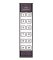 KIP-26S Essex Keyless IP Series,  Thinline 2x6 Keypad Stainless Overlay, EdgeSolo, 15' Wiring Cab...