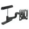 MWRUB Medium Flat Panel Swing Arm Wall Mount, 25" Extension, Black