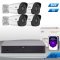 FullHD 1080p 2MP Wi-Fi Weatherproof Bullet IP Security Camera with a 2.8mm Fixed Lens and a Built...