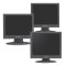 UML-151-90 BOSCH 15-INCH COLOR LCD MONITOR, 3D IMAGE, 500 TVL, 1024 X 768 RESOLUTION, VGA, CVBS, AUDIO, 120/230VAC, 50/60 HZ