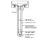 302-ET-194 194° (90° C) heat detector, hexagonal wrench grip bushing with 1/2" conduit threads
