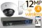 Wireless 12MP IP Dome (4) Camera Kit 