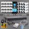 Uniview Complete 16-Channel 4K Ultra HD IP NVR System (Kit) with Sixteen Metal 4MP Fixed Cameras, 3TB HDD and Free POE Cables