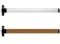 1690-EO-36-US28-LHR-L/Rods Falcon Exit Only Concealed Vertical Rod Touchbar Device, Size 36", Anodized Aluminum - Clear, Left Hand Reverse, Less Rods