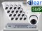 16 CH XVR with (16) DX8 5 Megapixel, 3.6mm Lens, 20m IR, H.265, CVBS (BNC) Optional, Analog Dome ...