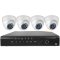 4 HD-TVI  720P Dome Cameras DVR Kit for Business Professional Grade & 1 TB Hard Drive included 