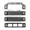 29AWG-BRGEN Surface Mount Wide Gap Magnetic Contact Switch With Screw Terminals and Terminal Cove...