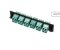 ADAPTER PLATE 12 LC DUPLEX AQUA
