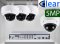 8 CH NVR with (4) DX9 5 Megapixel, 3.6-10mm Motorized Lens, 30m IR, H.265, CVBS (BNC) Optional, N...