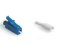 Fiber Connector, Commercial, P1101A-Z-125R-100 KIT BTW, LC SM PRE-RAD