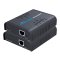 USB HDMI Extender Over Single Cat 5/5E/6/7 Ethernet Cable- Signal Extension Up to 120m/365Ft- USB Keyboard Mouse Support