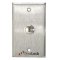 6280 Dynalock Pushbutton 1'' Diameter Stainless Steel Vandal/Weather Resistant Button