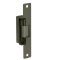Door Electric Strike, Standard/Fail Secure, 12 Volt DC, Dark Bronze Anodized, With 6-7/8" Flat Faceplate and Kit, For Aluminum Door