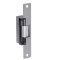 Door Electric Strike, Standard/Fail Secure, 24 Volt AC, Clear Anodized, With 6-7/8" Flat Faceplat...