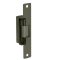 Door Electric Strike, Standard/Fail Secure, 12 Volt DC, Dark Bronze Anodized, With 6-7/8" Radius Faceplate, For Aluminum Door