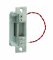 Door Electric Strike, Fire Rated, Standard/Fail Secure, 24 Volt DC, Satin Stainless, With 4-7/8" Flat Faceplate, For Hollow Metal Door