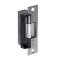 Door Electric Strike, Fire Rated, Standard/Fail Secure, 12 Volt DC, Satin Stainless, With 4-7/8" Flat Faceplate, For Mortise Latch Door