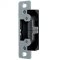 Door Electric Strike, Fail Safe/Fail Secure, 12/24 Volt AC/DC, Satin Stainless, With 4-7/8" Flat Faceplate, For Aluminum Door