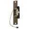 Door Electric Strike, Fail Safe/Fail Secure, 12/24 Volt AC/DC, Dark Bronze Anodized, With 6-7/8" Flat Faceplate, For Aluminum/Hollow Metal Door