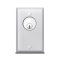 805AL SDC Key Switch, 1-Gang, 1/4" Aluminum Plate, AA (on-off) DPDT, 6 Amp