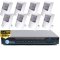 16 CH HD-CVI DVR 8HD 1080P PIR Hidden cameras 3.6mm Lens Kit for Business Professional Grade FREE...