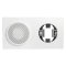 830-812A Atlas Sound Baffle for 8" Speaker and 12" Analog Clock