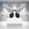 UNV Uniview 4 Ch NVR & 4 HD 4 Megapixel 2.8-12mm Motorized Lens Bullet Camera Kit for Business Pr...