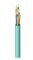 4-F FX INDOOR BREAKOUT CABLE, OM4 OFNP 2.0MM AQUA JACKET