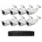 8 HD-TVI 1080P ACT Bullet Cameras DVR Kit for Business Professional Grade & 1 TB Hard Drive inclu...