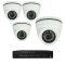 4 HD-TVI 1080P Dome Cameras DVR Kit for Business Professional Grade & 1 TB Hard Drive included