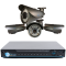 4 HD 1080P Varifocal 2.8-12mm Security Bullet IR 200ft Night Vision HD Kit for Business Professio...