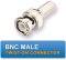 10 pack - WEC CB-106B BNC Male Twist-On Connector 