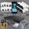 Clear Complete 8-Channel 4K Ultra HD IP NVR System (Kit) with Eight Metal 4MP Fixed Cameras, 1TB HDD and Free POE Cables