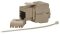 DC-KJ5ETFS18-10 Cat 5e Keystone Jack, Tool Less, Full Shielded, 180 degree, 10 Pack Qty