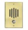 DP-0222 Solid Brass Door Plate Oversize Door Unit For P-0920 With Black Metal
