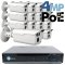 4MP IP PoE 16 Dome Camera Kit (IP141D)