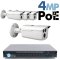 4MP IP PoE 4 Bullet Camera Kit (IP141D)