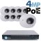 4MP IP PoE 8 Wedge Dome Camera Kit (IP2828)