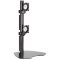 KTP230B Dual Vertical Table Stand, Black