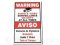 Cop USA LA-05 18x12 Warning Sign