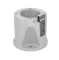 Camera Deep Conduit Adapter, MIC Hinged, 5.18" Width x 4.7" Height, Solid Aluminum, Sand, Gray, W...