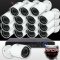 16CH IMAX NVR & Ninja 4 Megapixel IP Mini Bullet Camera 16 Cam Kit (White)