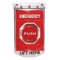 SS-2012E STI Stopper® Station with Bopper Stopper® Cover, Emergency Label