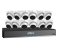 Dahua C868E124A 4K 16-Channel HDCVI 12-Piece Security System, (12) A81AJ22 4K HDCVI Eyeball Camer...